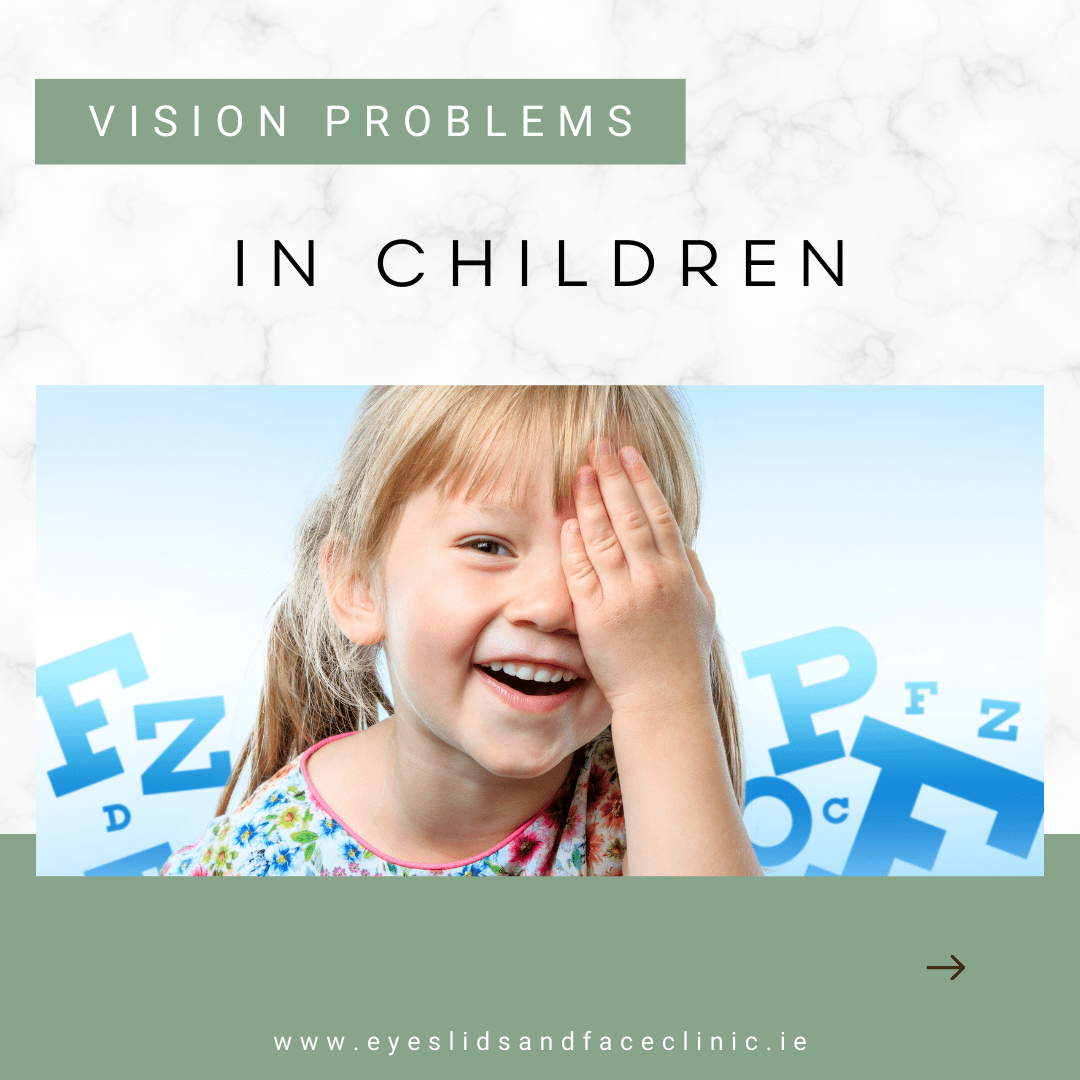 Vision problems in children graphic
